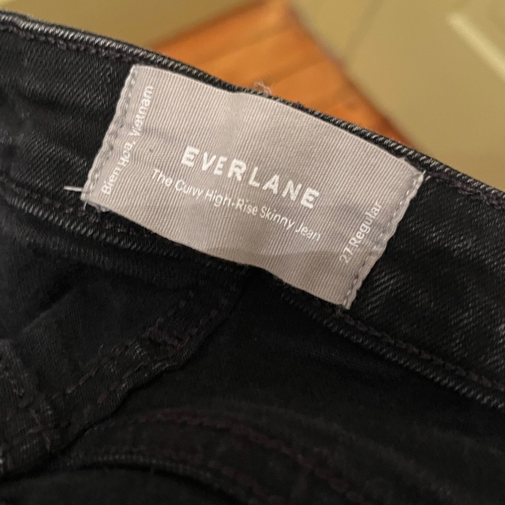 Everlane Curvy High-Rise Skinny Jeans - Women’s Black, Size 27